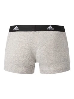 Adidas 3 Pack Active Flex Cotton Trunks - Black/Heather Grey/Port -Standout Fashion Shop 49498f