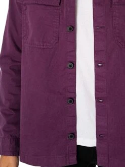 Barbour International Adey Overshirt - Blackberry Wine -Standout Fashion Shop 49510d