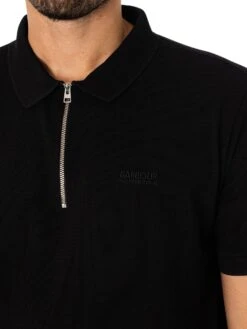 Barbour International Cylinder Polo Shirt - Black -Standout Fashion Shop 49512d