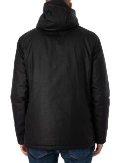 Barbour International Galloway Wax Jacket - Black -Standout Fashion Shop 49515c