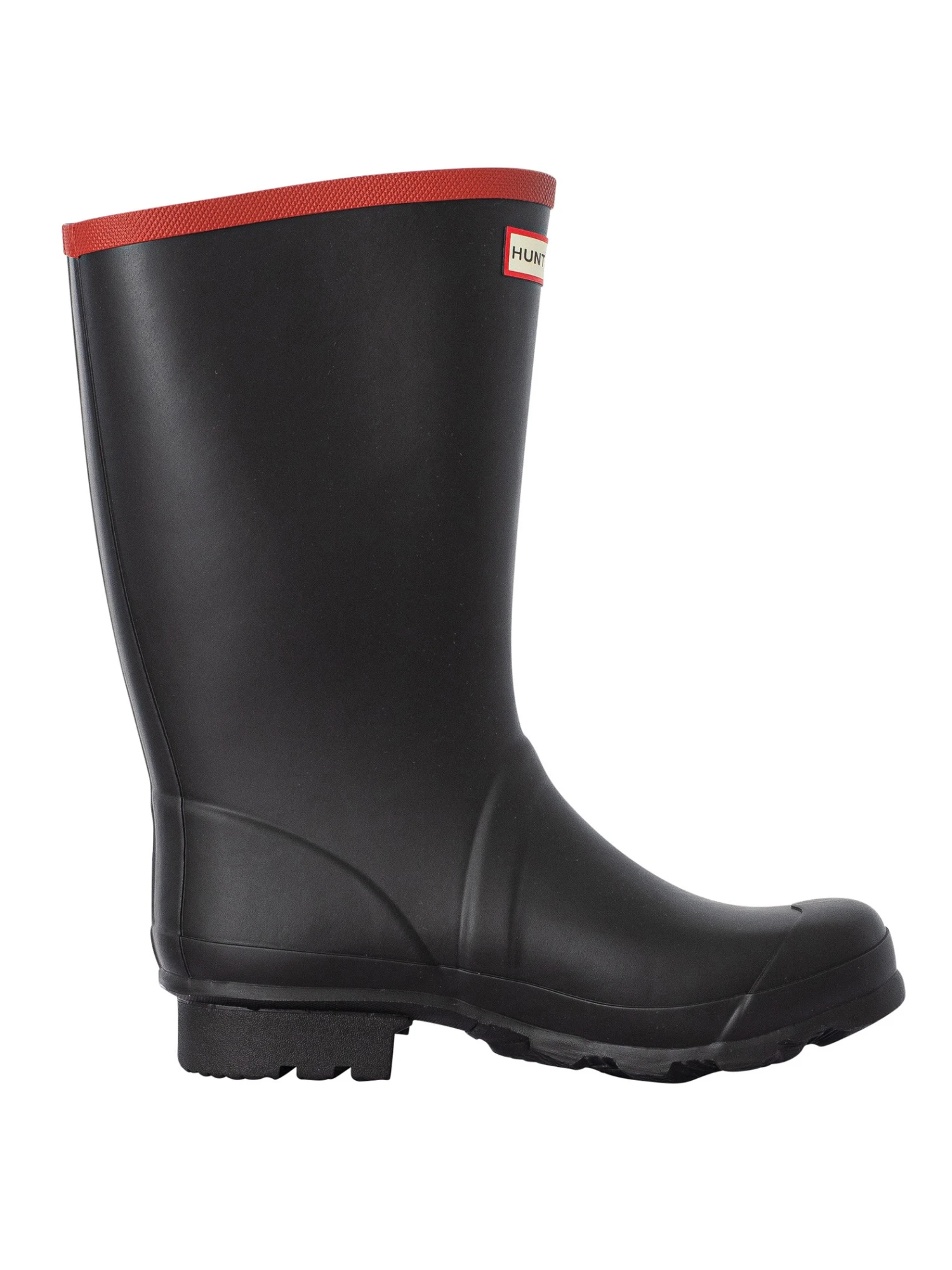 Hunter Argyll Short Knee Wellington Boots - Black 3 Hunter Argyll Short Knee Wellington Boots - Black - Image 3