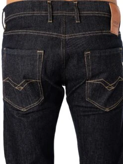 Replay Grover Hyperflex Straight Jeans - Dark Blue 9 Replay Grover Hyperflex Straight Jeans - Dark Blue -Standout Fashion Shop 49530d