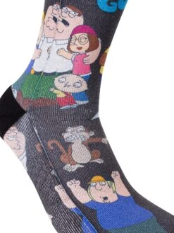 Stance Family Guy Crew Socks - Black -Standout Fashion Shop 49542f