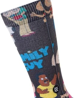 Stance Family Guy Crew Socks - Black -Standout Fashion Shop 49542g