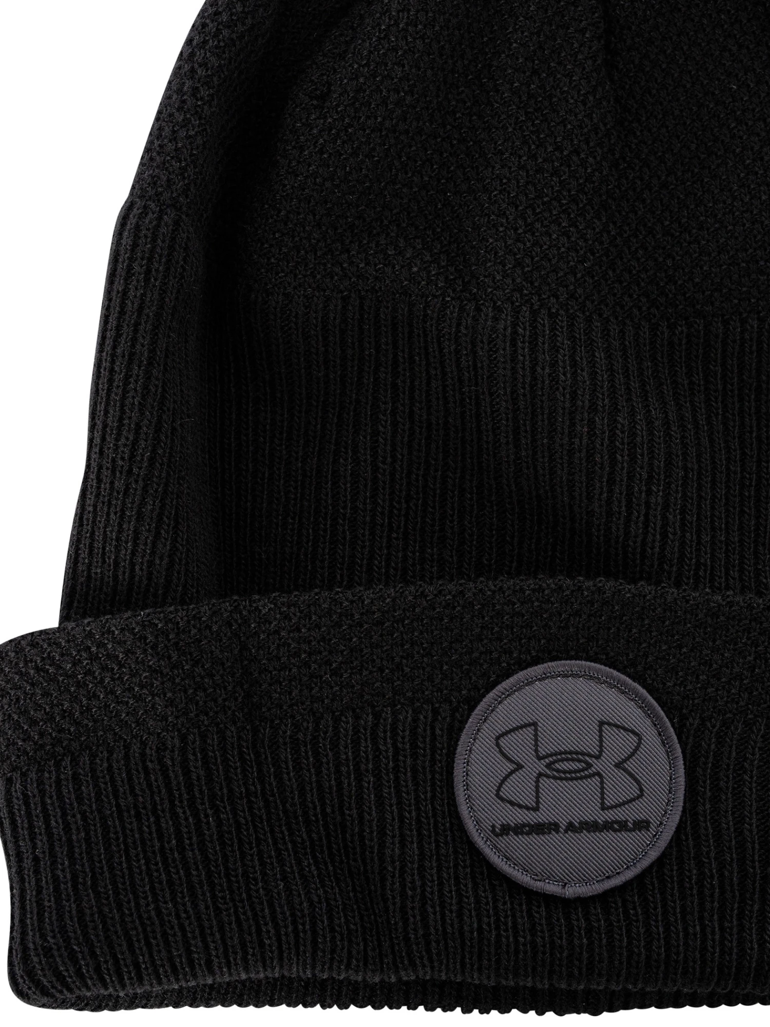 Under Armour Driver Pom Beanie - Black 2 Under Armour Driver Pom Beanie - Black - Image 2