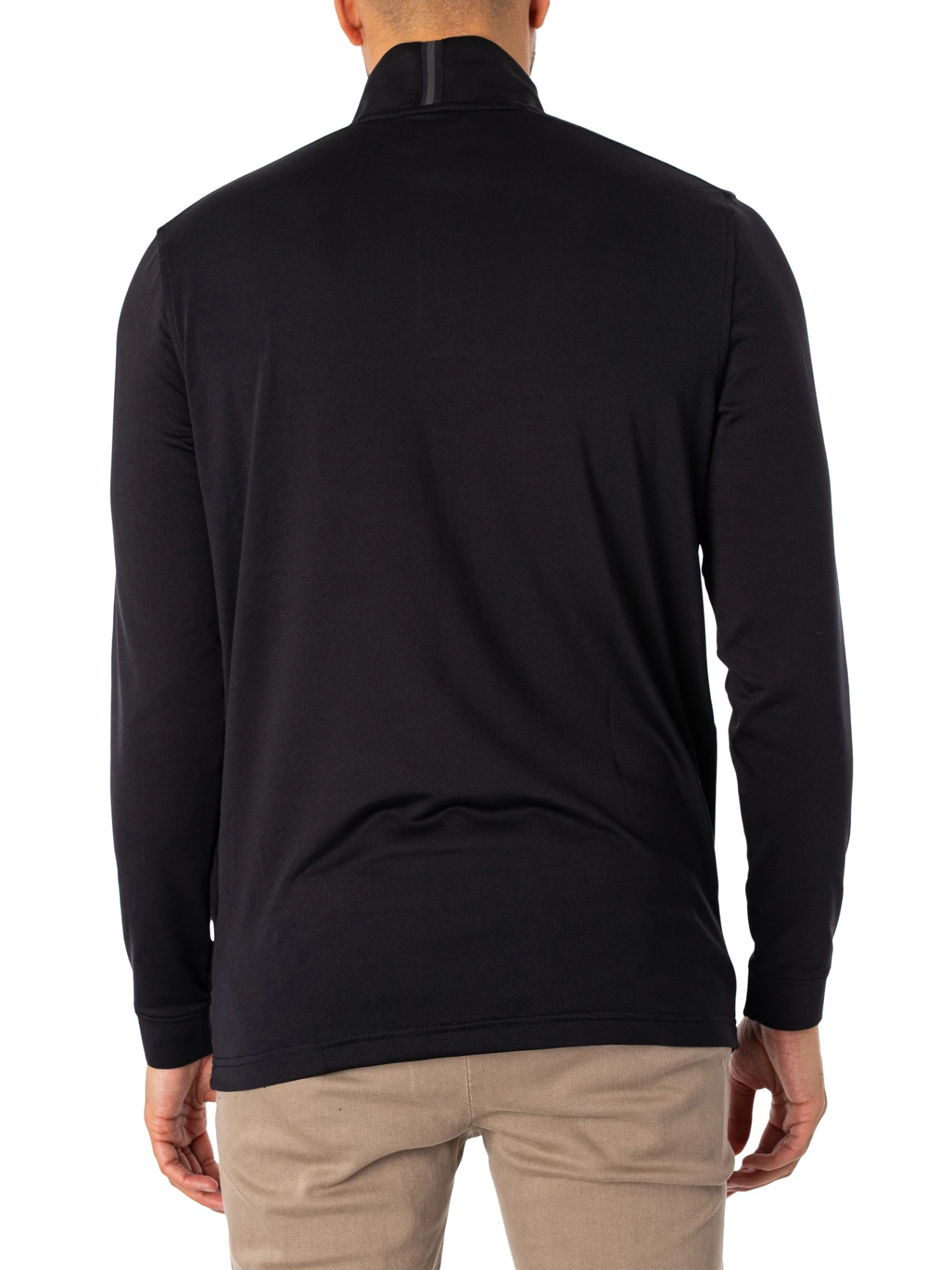 Under Armour Golf Playoff 1/4 Zip Track Top - Black 3 Under Armour Golf Playoff 1/4 Zip Track Top - Black - Image 3