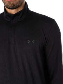 Under Armour Golf Playoff 1/4 Zip Track Top - Black 9 Under Armour Golf Playoff 1/4 Zip Track Top - Black -Standout Fashion Shop 49569d