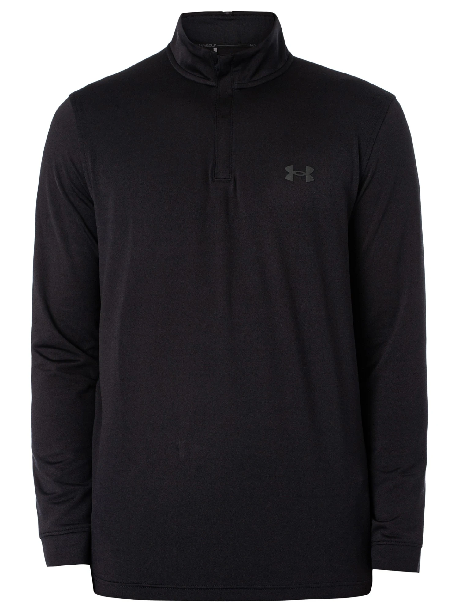 Under Armour Golf Playoff 1/4 Zip Track Top - Black 6 Under Armour Golf Playoff 1/4 Zip Track Top - Black - Image 6