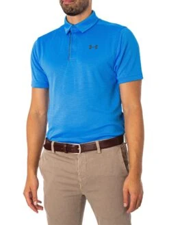 Under Armour Tech Golf Polo Shirt - Blue