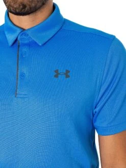 Under Armour Tech Golf Polo Shirt - Blue -Standout Fashion Shop 49570d
