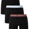 Calvin Klein 3 Pack Boxer Briefs - Black (Marron/Skyway/True Navy)
