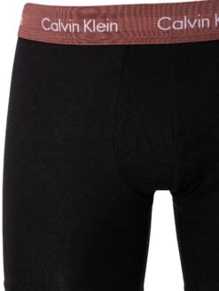 Calvin Klein 3 Pack Boxer Briefs - Black (Marron/Skyway/True Navy) -Standout Fashion Shop 49586c