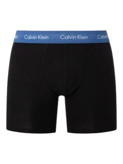 Calvin Klein 3 Pack Boxer Briefs - Black (Marron/Skyway/True Navy) -Standout Fashion Shop 49586g