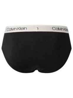 Calvin Klein 3 Pack Microfiber Stretch Hip Briefs - Black (Tigers Eye, Lunar Rock) -Standout Fashion Shop 49588d