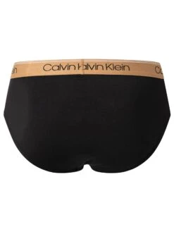 Calvin Klein 3 Pack Microfiber Stretch Hip Briefs - Black (Tigers Eye, Lunar Rock) -Standout Fashion Shop 49588f