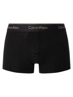 Calvin Klein 3 Pack Modern Cotton Trunks - Black/Red -Standout Fashion Shop 49590g