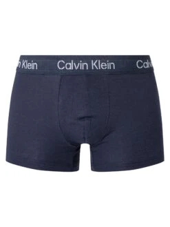 Calvin Klein 3 Pack Stencil Logo Trunks - Black/Speakeasy/Grey Heather -Standout Fashion Shop 49591e