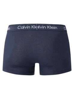 Calvin Klein 3 Pack Stencil Logo Trunks - Black/Speakeasy/Grey Heather -Standout Fashion Shop 49591f