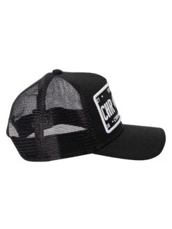Christian Rose Iconic 50/50 Plate Trucker Cap - Black/White -Standout Fashion Shop 49594d