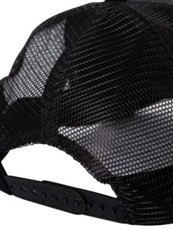 Christian Rose Iconic 50/50 Plate Trucker Cap - Black/White -Standout Fashion Shop 49594g