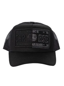 Christian Rose Iconic 50/50 Plate Trucker Cap - Black/Grey 11 Christian Rose Iconic 50/50 Plate Trucker Cap - Black/Grey -Standout Fashion Shop 49595e