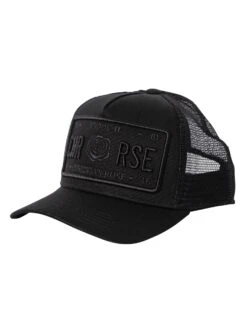 Christian Rose Iconic II Plate Trucker Cap - Black/Metallic